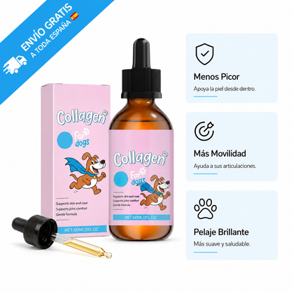 Colágeno Líquido para Perros | Articulaciones, Pelaje y Vitalidad