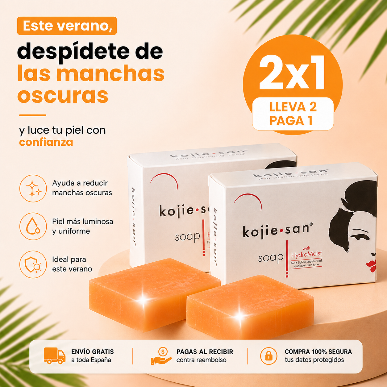 Jabón Antimanchas con Ácido Kójico