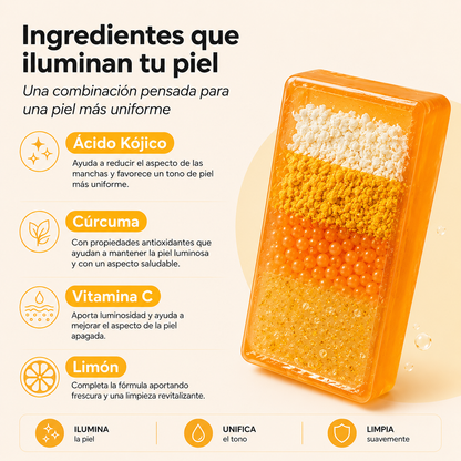 Jabón Antimanchas con Ácido Kójico