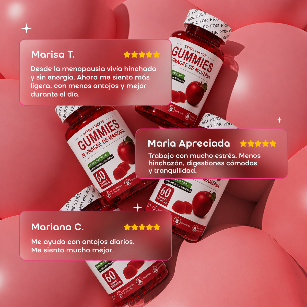 Equilibrio Digestivo con Gominolas de Vinagre de Manzana