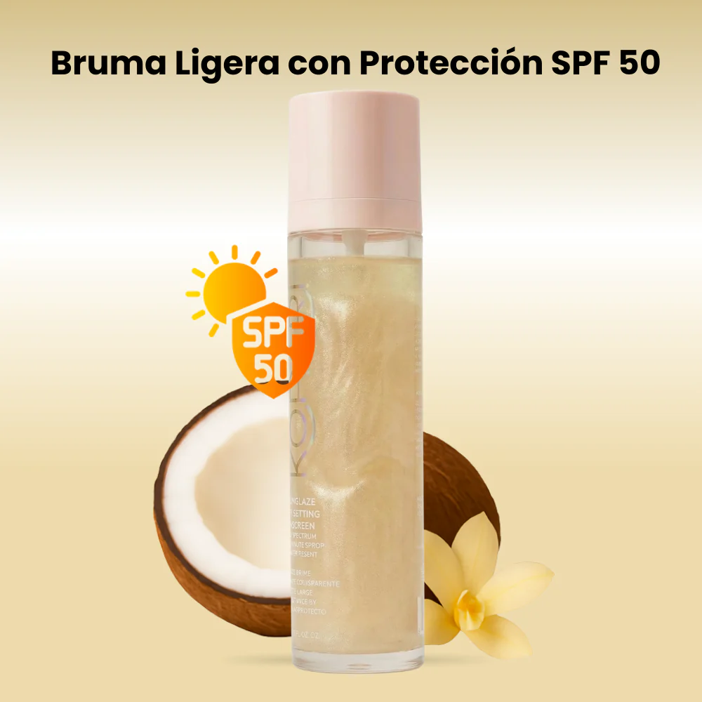 Spray Solar SPF 50 Sin Arruinar tu Maquillaje